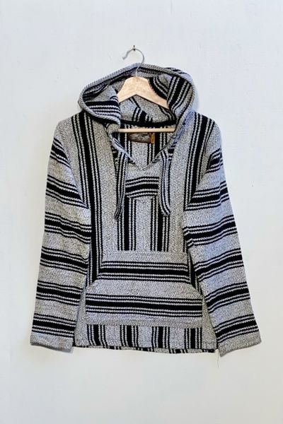 Vintage Baja Hooded Pullover Pancho | Urban Outfitters