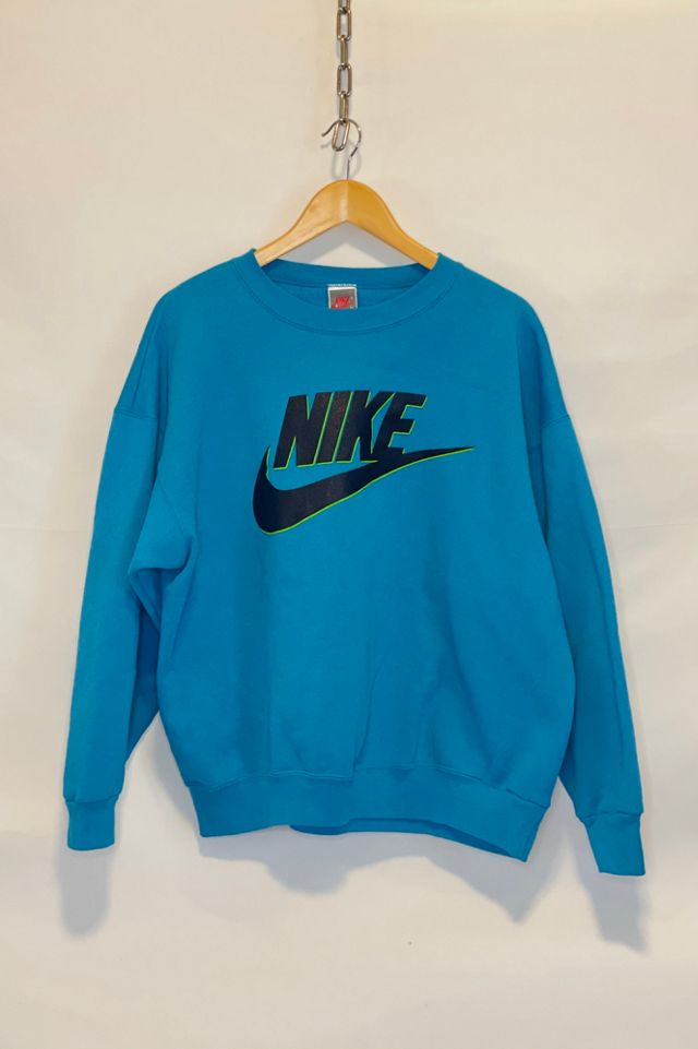 Vintage Electric Blue Nike Crewneck | Urban Outfitters