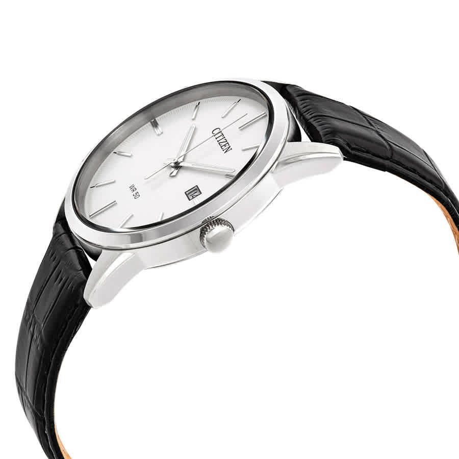 Slide View: 2: Citizen Quartz White Dial Men's Watch BI5000-01A