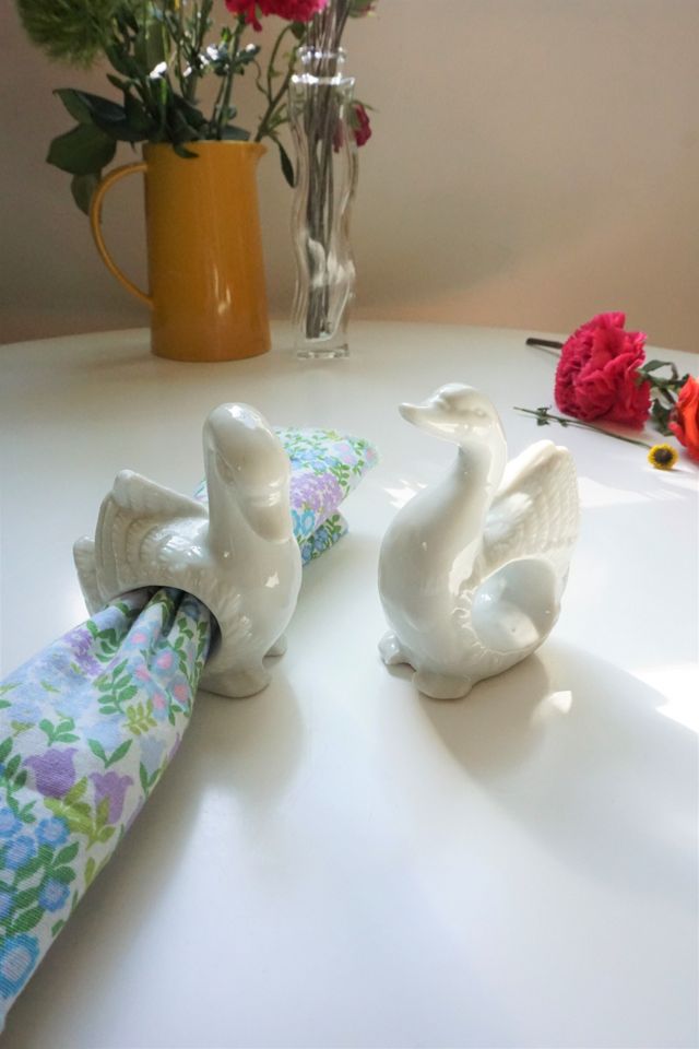 Vintage Swan Napkin Rings Urban Outfitters