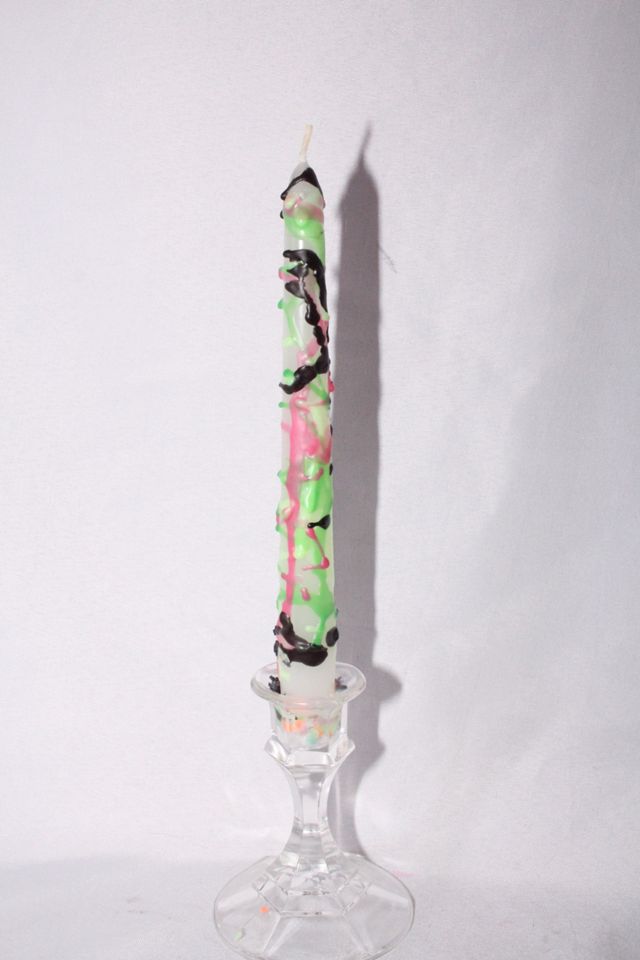 Love Dose Multicolored Abstract Candle Urban Outfitters