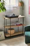 Thumbnail View 1: Wood And Metal Console Table