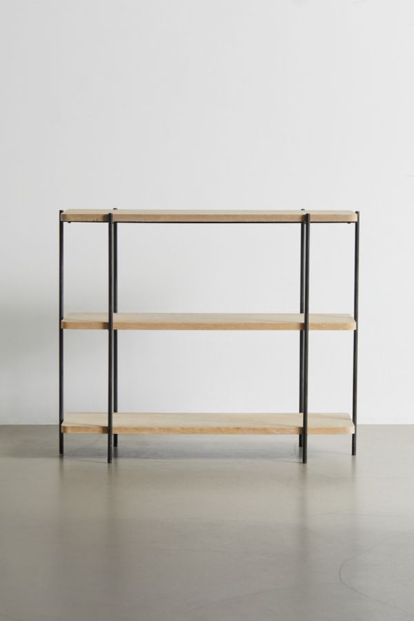 Slide View: 3: Wood And Metal Console Table