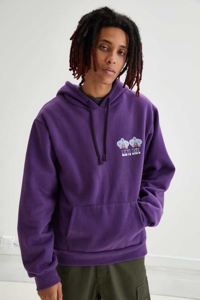 UO Orchid Overdyed Hoodie Sweatshirt | Urban Outfitters Canada