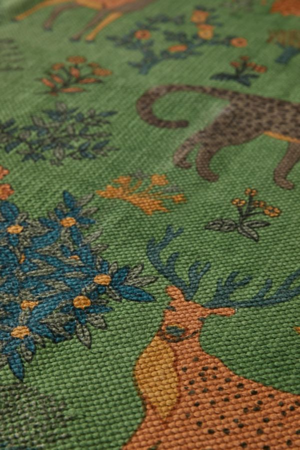 Slide View: 3: Printed Woodland Creature Rug