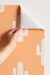 Thumbnail View 2: Lyman Creative Co. Orange Cactus Removable Wallpaper