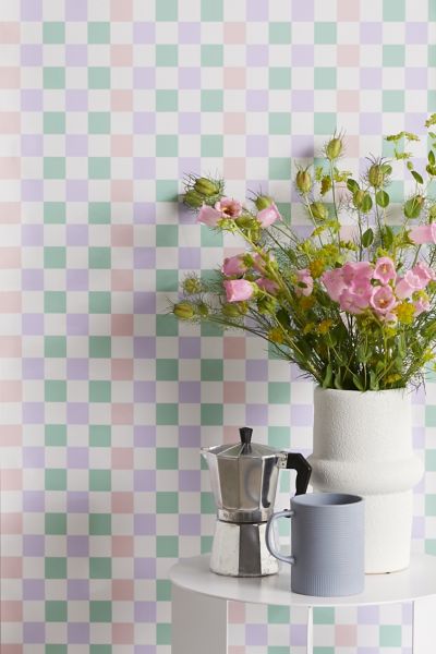 Ninola Design Nostalgic Squares Removable Wallpaper