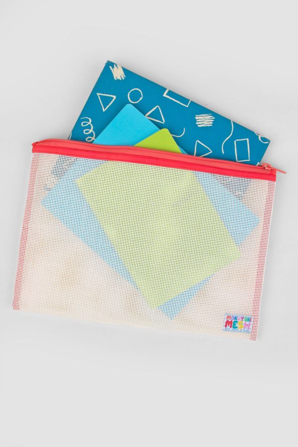 Slide View: 5: Mokuyobi Flat Mesh Zip Pouch Set