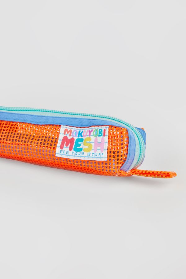 Slide View: 2: Mokuyobi  Mesh Pencil Zip Pouch