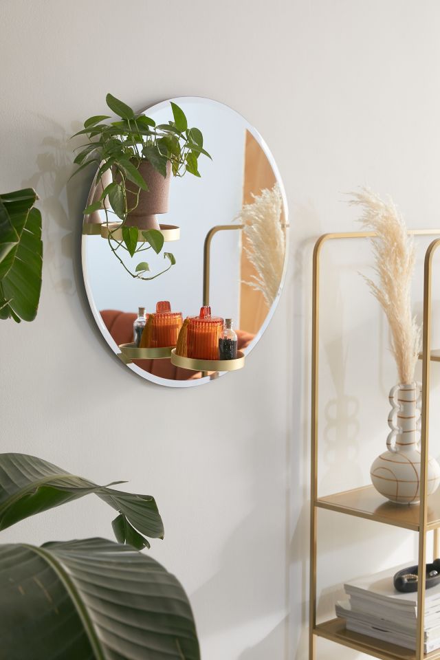 Perch Wall Mirror And Shelves | Urban Outfitters