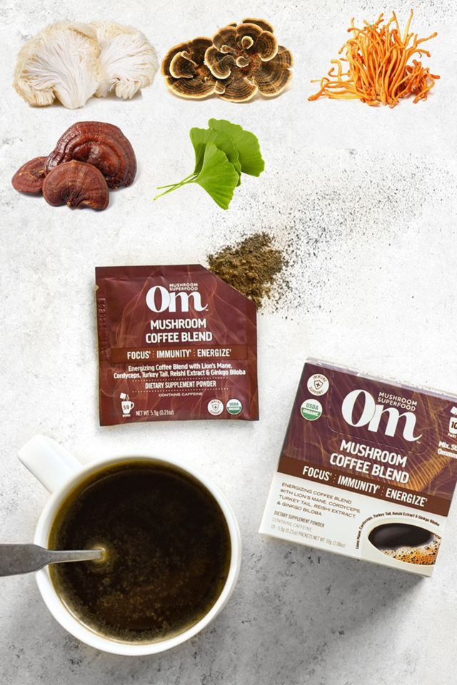 Om Mushroom Superfood Coffee Blend Urban Outfitters
