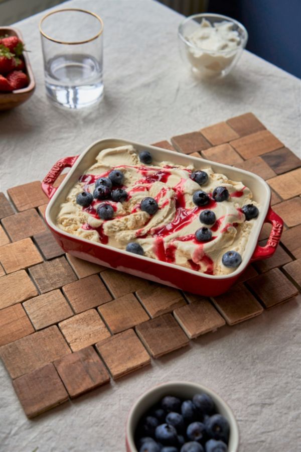 Slide View: 1: Staub Ceramic 10.5-inch x 7.5-inch Rectangular Baking Dish