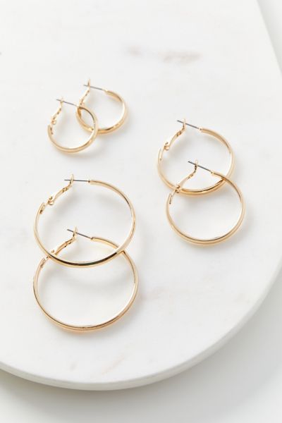 Thin Hoop Earring Set | Urban Outfitters Canada