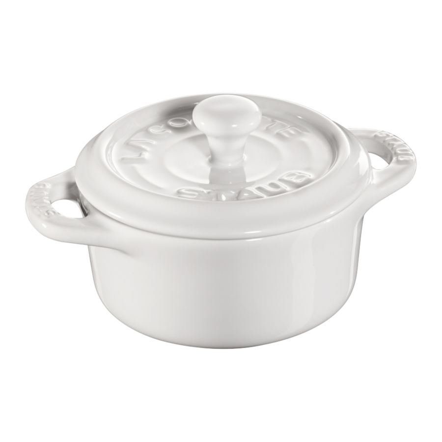 Slide View: 5: Staub Ceramic 3-pc Mini Round Cocotte Set