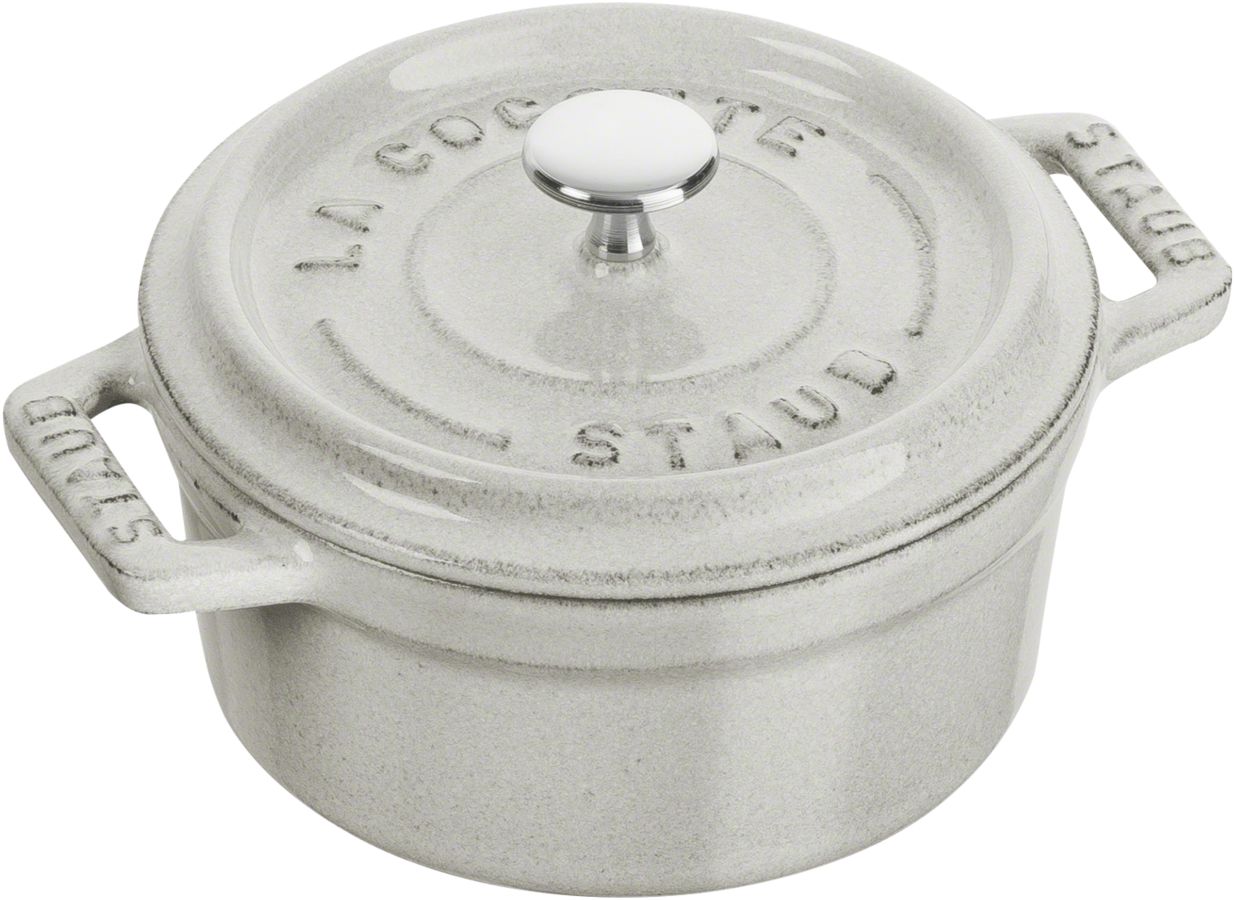 Slide View: 3: Staub Cast Iron 0.25-qt Mini Round Cocotte