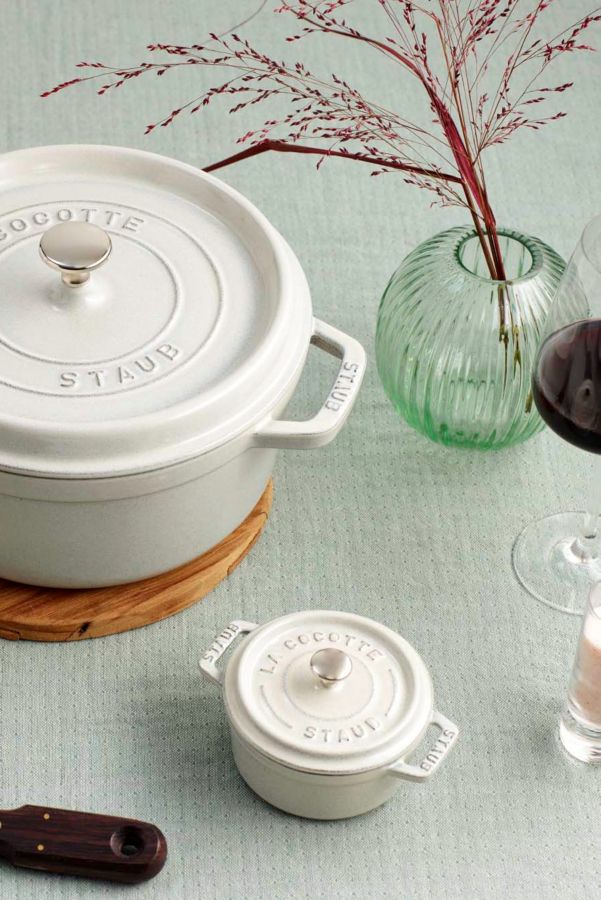 Slide View: 4: Staub Cast Iron 0.25-qt Mini Round Cocotte