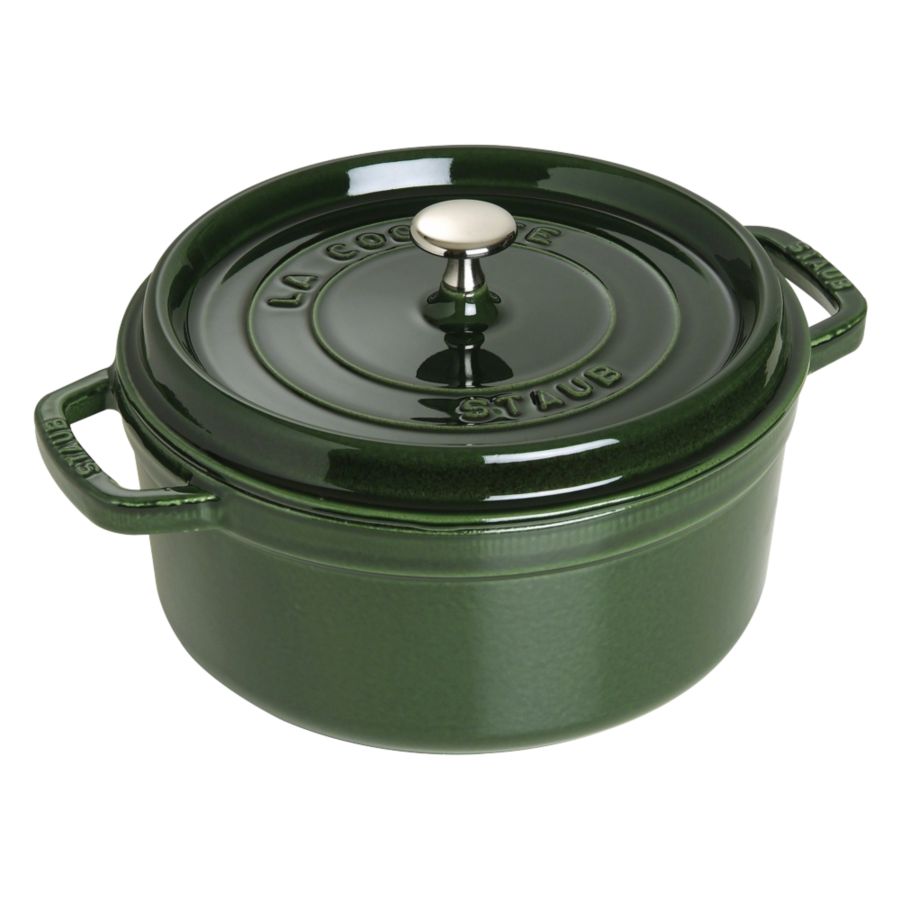 Slide View: 2: Staub Cast Iron 4-qt Round Cocotte