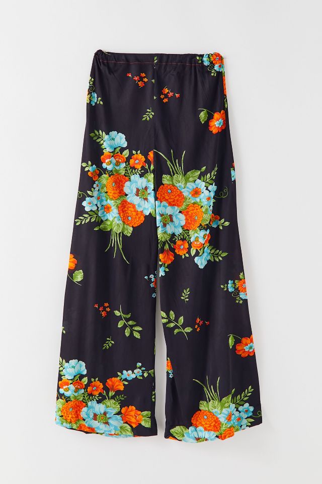 Vintage Navy Floral Pant | Urban Outfitters