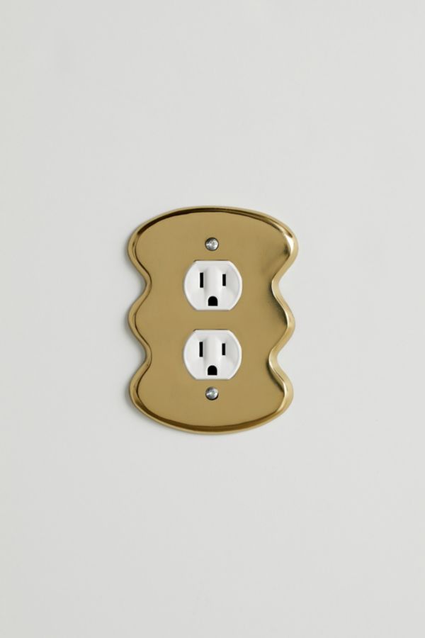 Slide View: 4: Maura Squiggle Shape Light Switch Cover