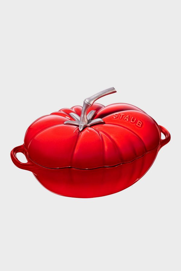 Slide View: 1: Staub Cast Iron 3-qt Tomato Cocotte