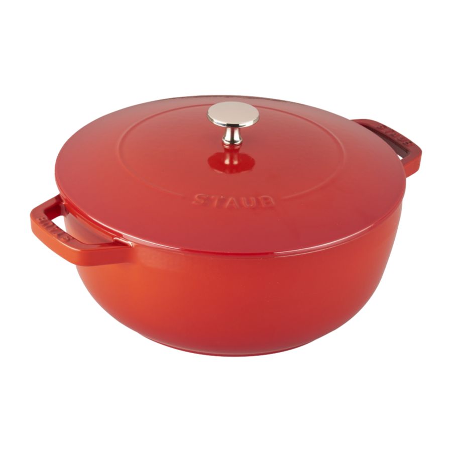 Slide View: 2: Staub Cast Iron 3.75-qt Essential French Oven