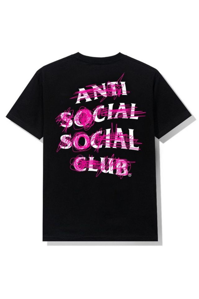 Anti Social Social Club Never Mind Tee - Black | Urban Outfitters