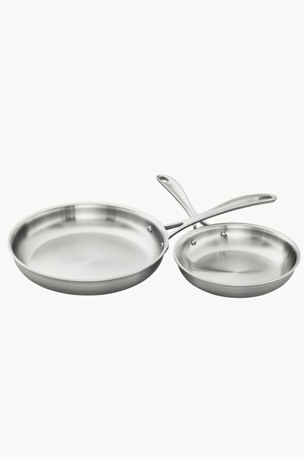 Slide View: 1: ZWILLING Spirit 3-ply 2-pc Stainless Steel Fry Pan Set