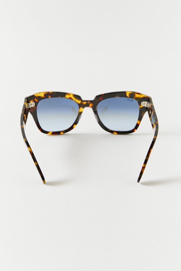 Slide View: 2: Ray-Ban State Street Fleck Square Sunglasses