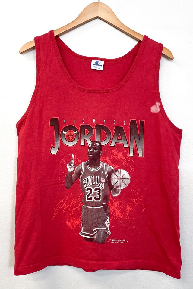 Vintage Starter Brand Michael Jordan Tank Top Urban Outfitters