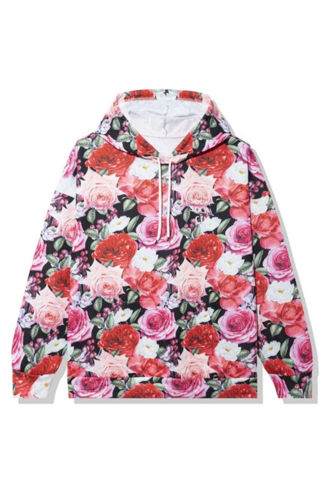 Anti Social Social Club Guard Down Hoodie Flower | Urban Outfitters