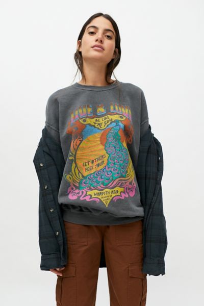 Project Social T Live & Luv Graphic Sweatshirt | Urban Outfitters