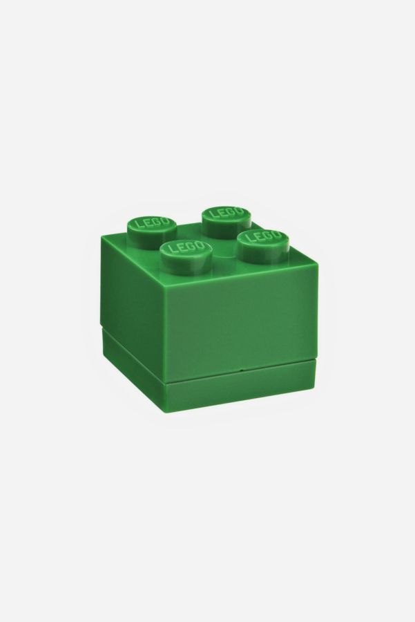 Slide View: 2: LEGO Dark Green Mini Storage Box 4