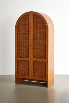 Slide View: 3: Mason Cane Storage Cabinet