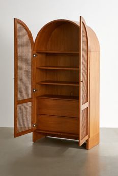 Slide View: 4: Mason Cane Storage Cabinet