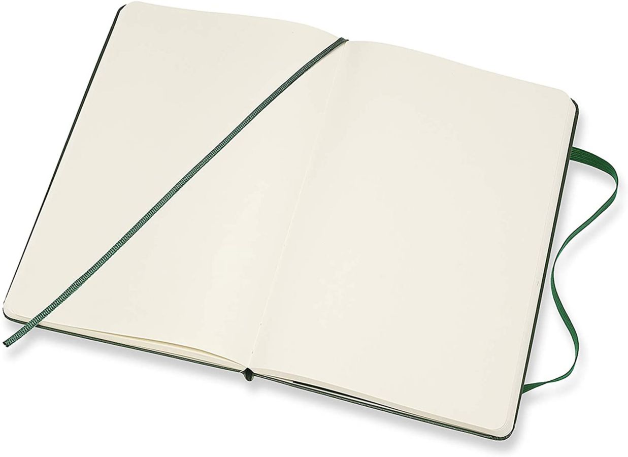 Slide View: 3: Moleskine Classic Hardcover Plain Notebook