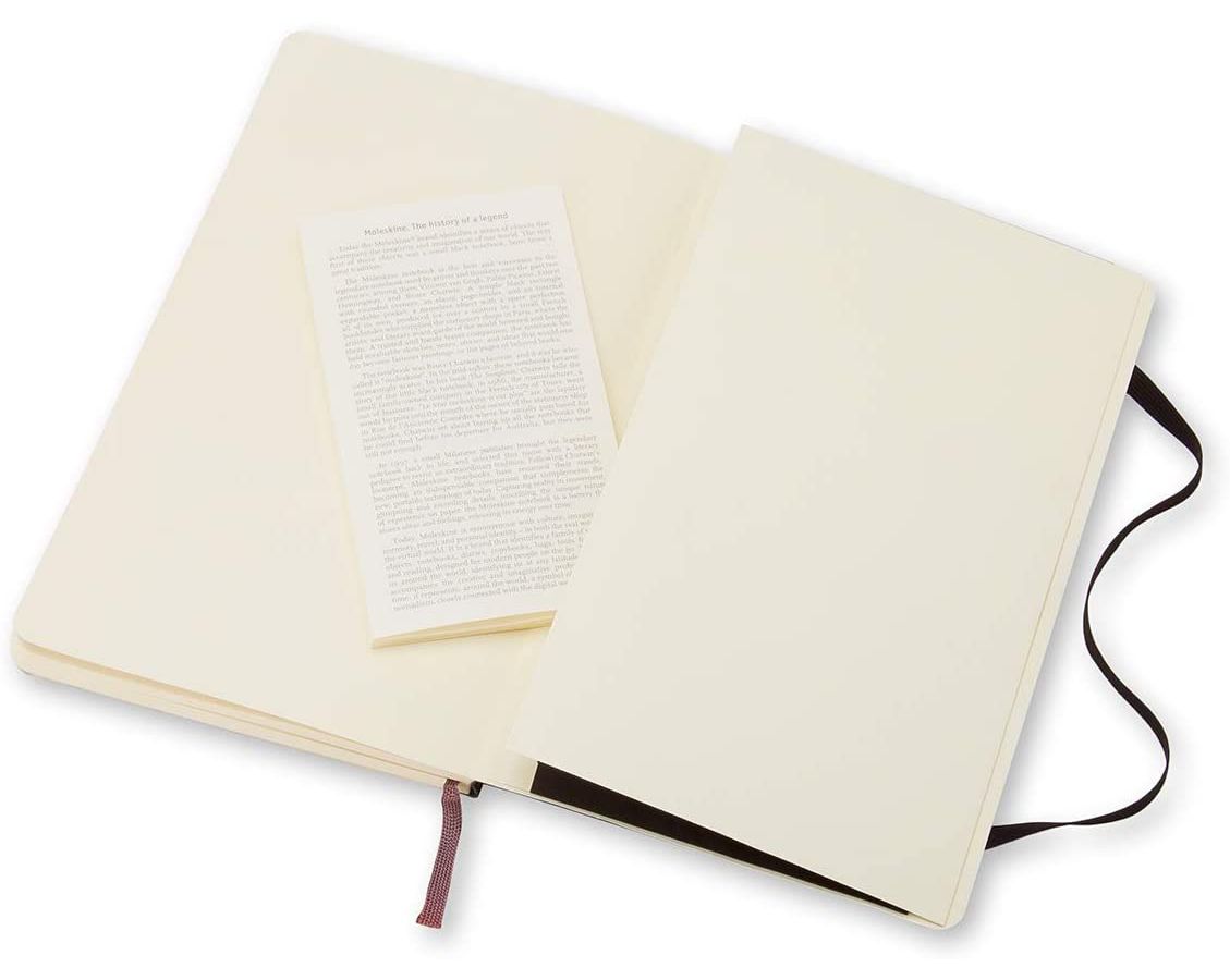 Slide View: 4: Moleskine Classic Softcover Ruled Notebook