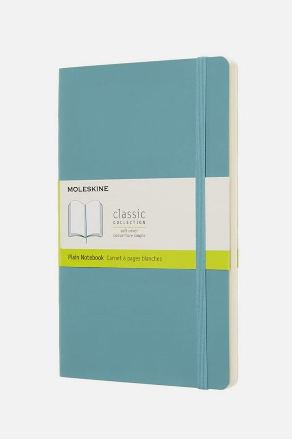 Slide View: 1: Moleskine Classic Softcover Plain Notebook