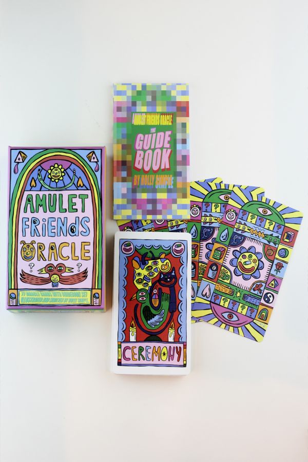 Slide View: 1: Holly Simple Amulet Friends Oracle Deck and Guidebook Set