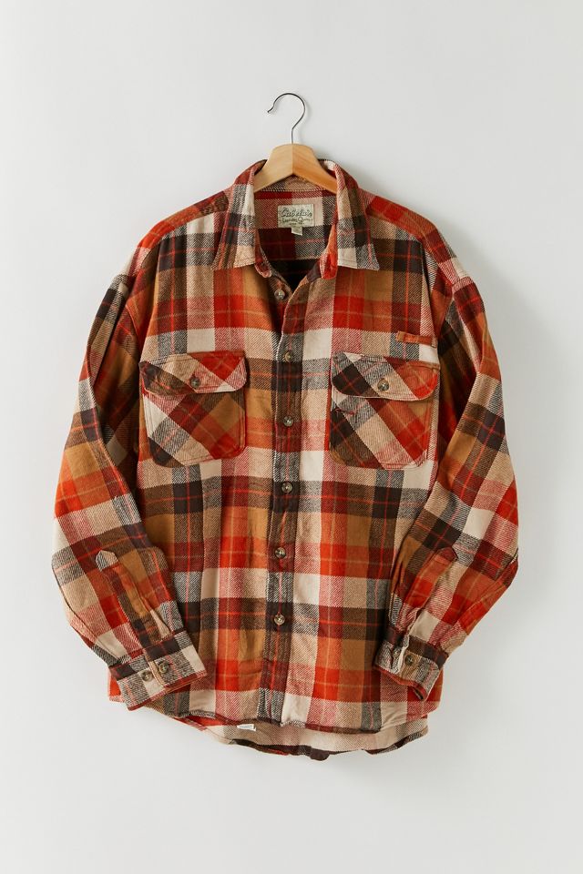 Vintage Heavyweight Flannel Shirt Urban Outfitters