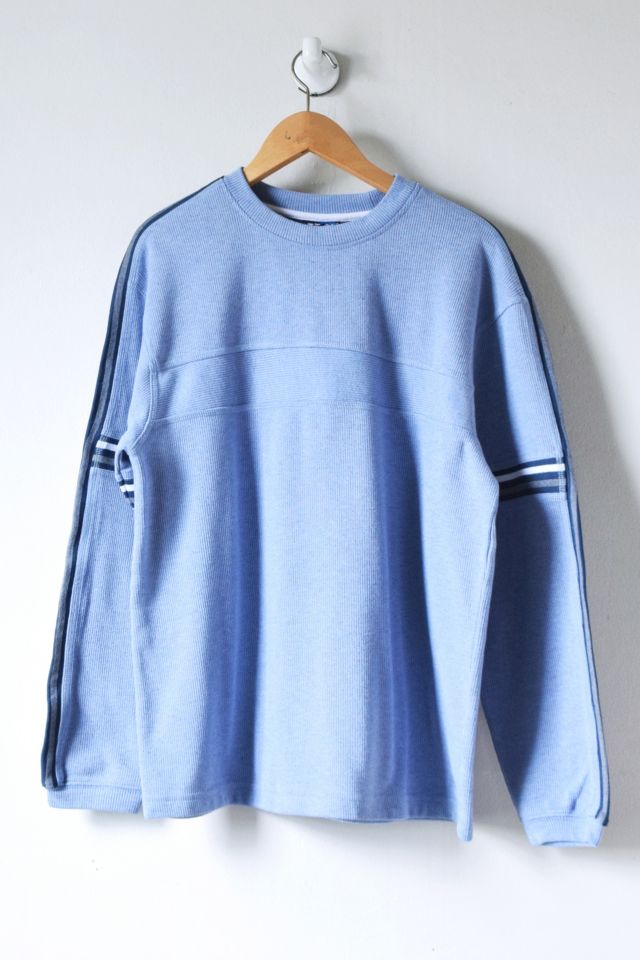 Vintage Y2K Light Blue Striped Sweatshirt | Urban Outfitters