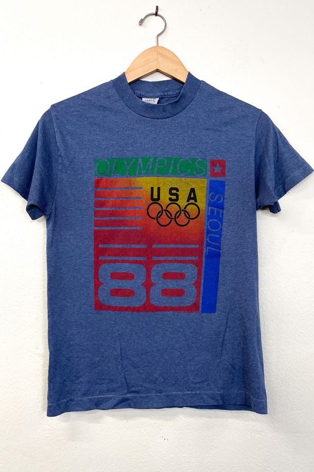 Vintage Overdyed 1988 Olympics Tee Shirt | Urban Outfitters
