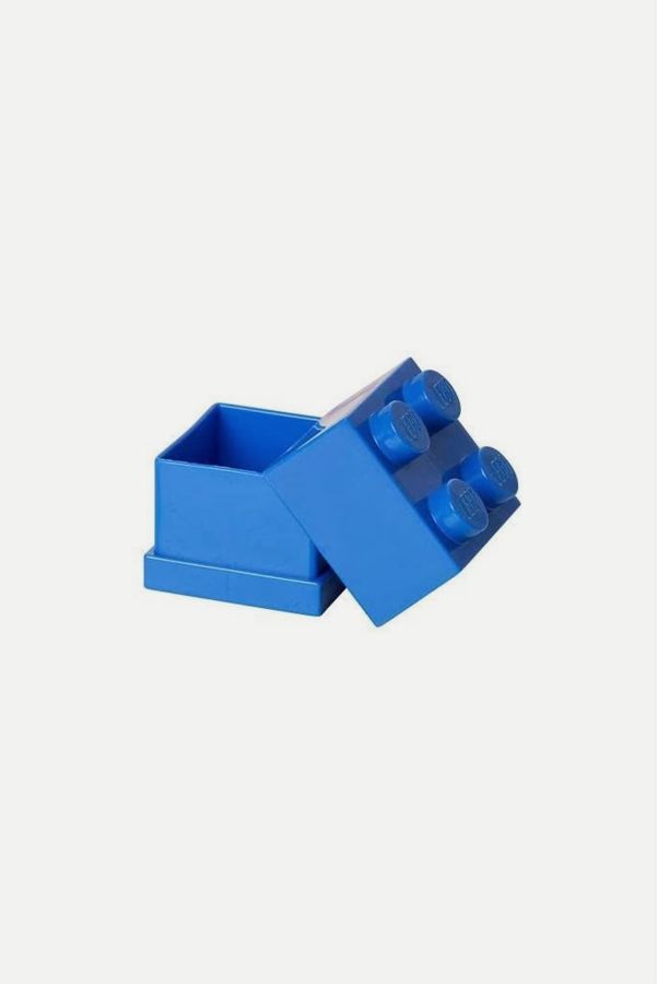 Slide View: 2: LEGO Bright Blue Mini Storage Box 4