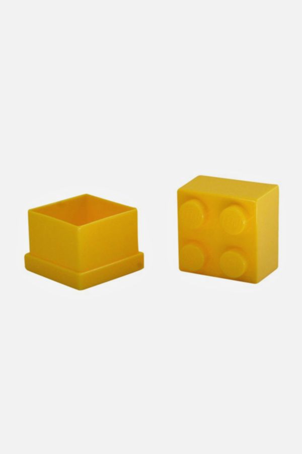 Slide View: 2: LEGO Bright Yellow Mini Storage Box 4