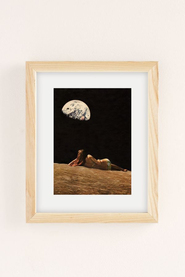 Slide View: 2: Tyler Varsell Moon Vacay Art Print