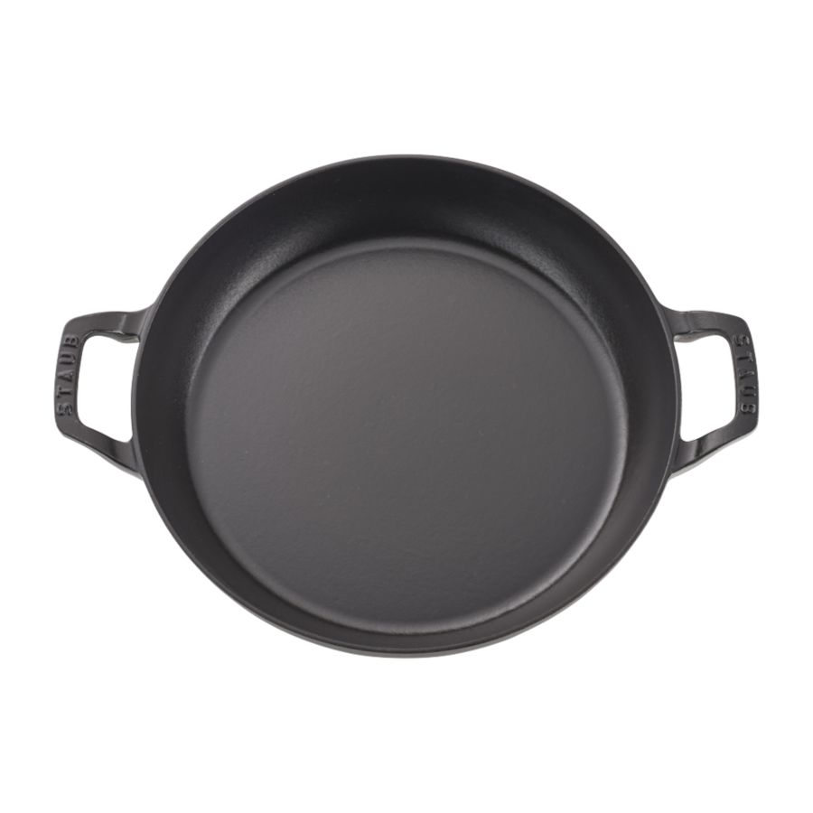 Slide View: 5: Staub Cast Iron 12-inch Braiser with Glass Lid