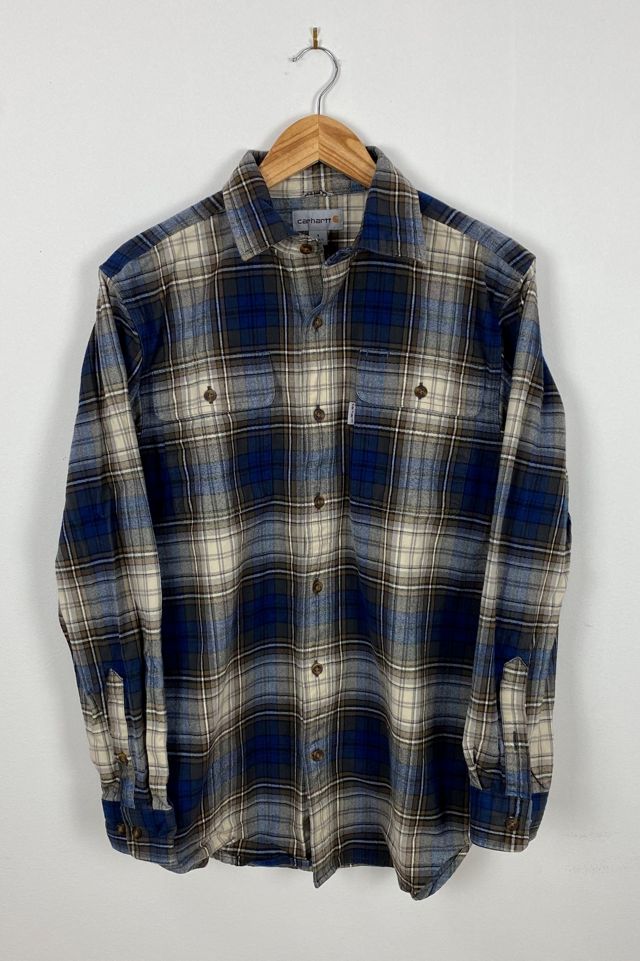 Vintage Carhartt Plaid Button-Down Shirt | Urban Outfitters