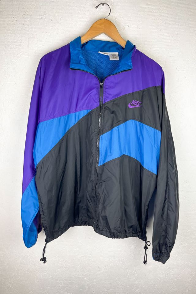 Vintage Nike 90s Multicolor Windbreaker Jacket | Urban Outfitters