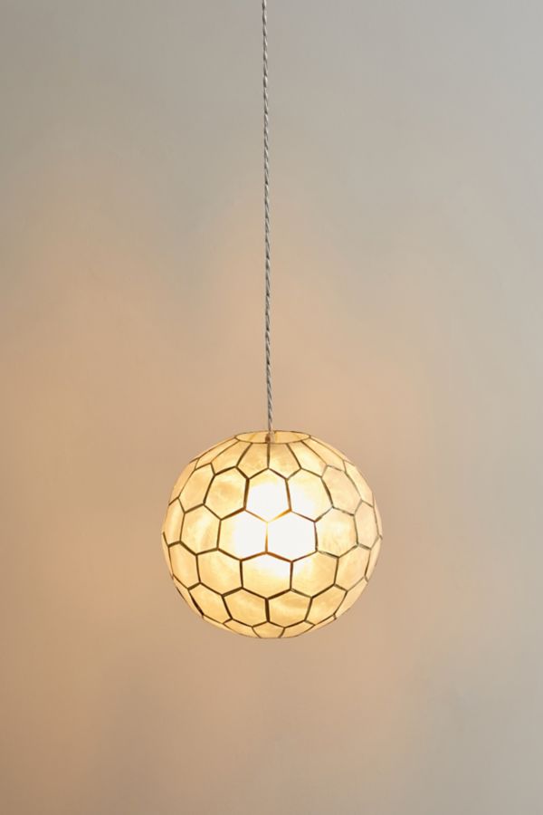 Slide View: 3: Ami Capiz Pendant Light