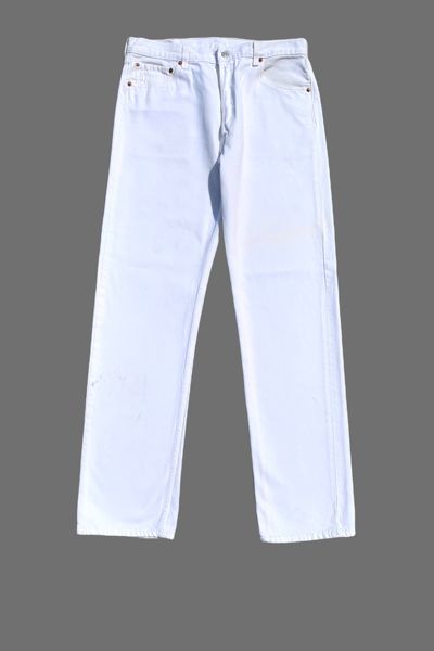 Vintage Levi's 501 White Denim Jean | Urban Outfitters