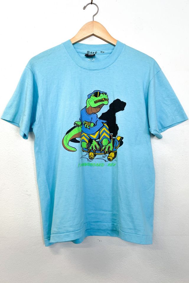 Vintage 1980s Tyrannoboard Rex Tee Shirt | Urban Outfitters